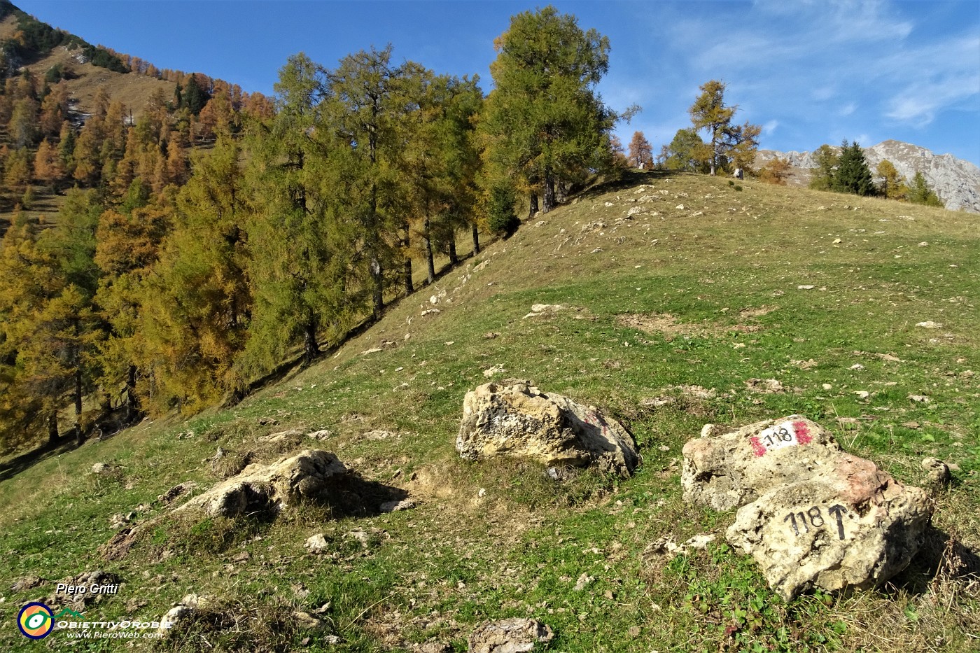 38 Dal sent. 117 passiamo sul 118 per Passo di Monte Colle.JPG